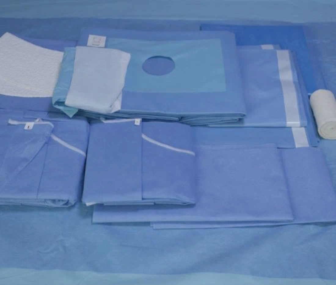 Медицински стерилирани очни хирургични завеси за еднократна употреба/консумация 